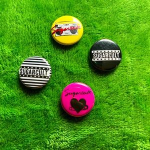 Sugarcult Band Buttons